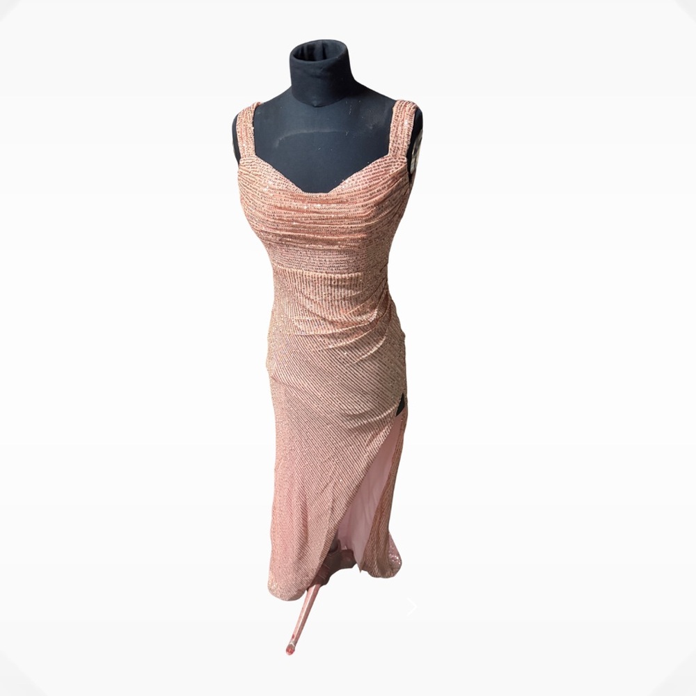 Elegant Pink Evening Dress